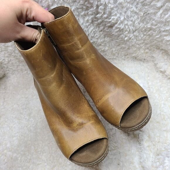 Timberland Women's Tillston Peep Toe Ankle Boots sz 7 - Picture 4 of 11